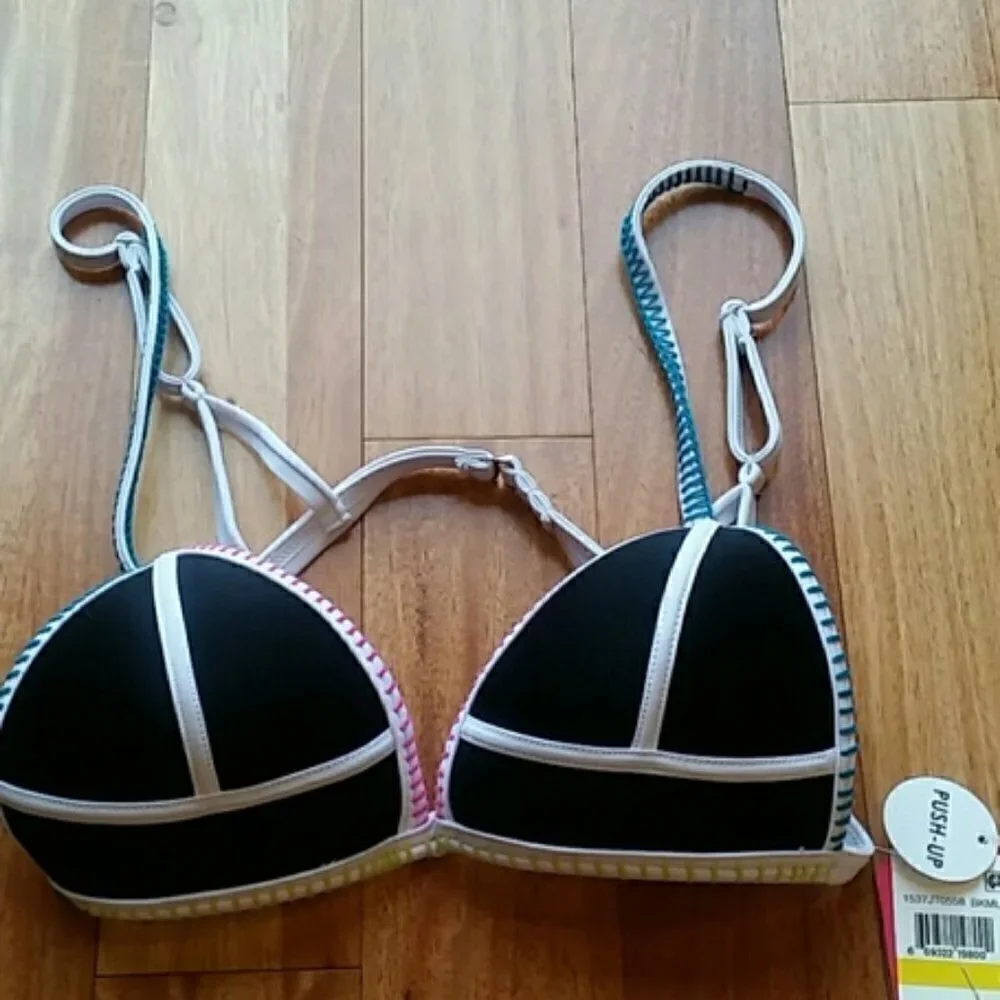 Hula Honey Stitched Bikini push up swim